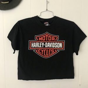 Rare Harley - Davidson Crop Top